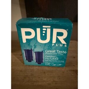 PUR PLUS Faucet Mount Water Filter Replacement 2 Pack RF-9999 Mineral Core Lead